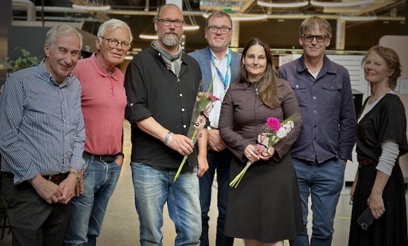 Fr.v Harry Goldman ordf. Anders Andersson, Christofer Brugge, Anders Börjesson, Pia Mac Aleenan, Patrik Molin, Anette K Skoglund