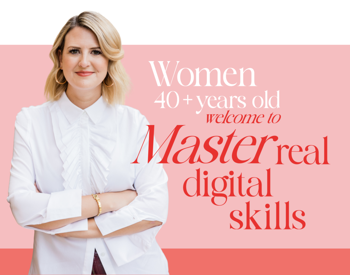 Digital kompetensutbildning för kvinnor över 40 år.