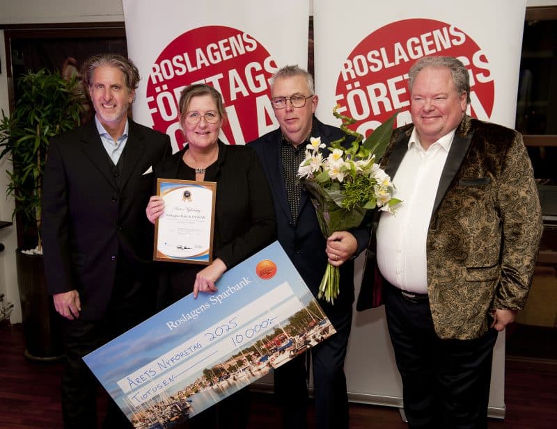 Årets nyföretagaren i Roslagen 2025.