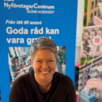 Utställning med NyföretagarCentrum Skåne Nordvästs verksamhetsledare Anne Klåve