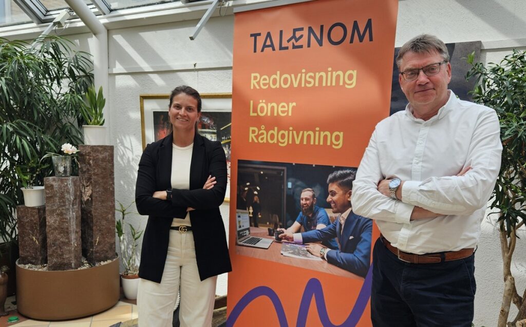 Anna och Thomas på Talenom i Landskrona